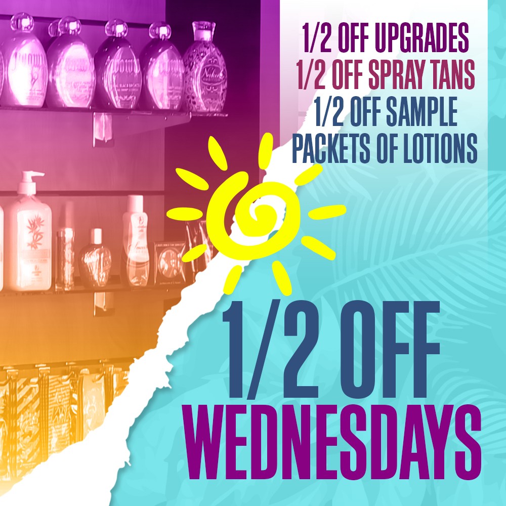 half off wednesdays